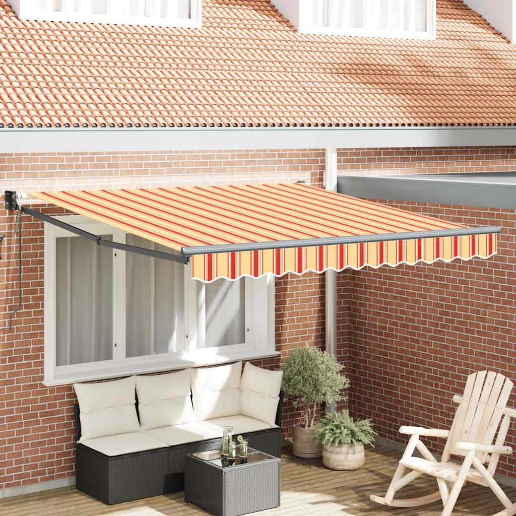 Toldo Amarelo e Laranja 350 x 250 x 165 cm Poliéster