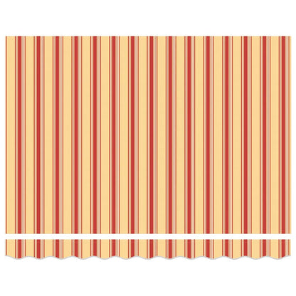 Toldo Amarelo e Laranja 350 x 250 x 165 cm Poliéster