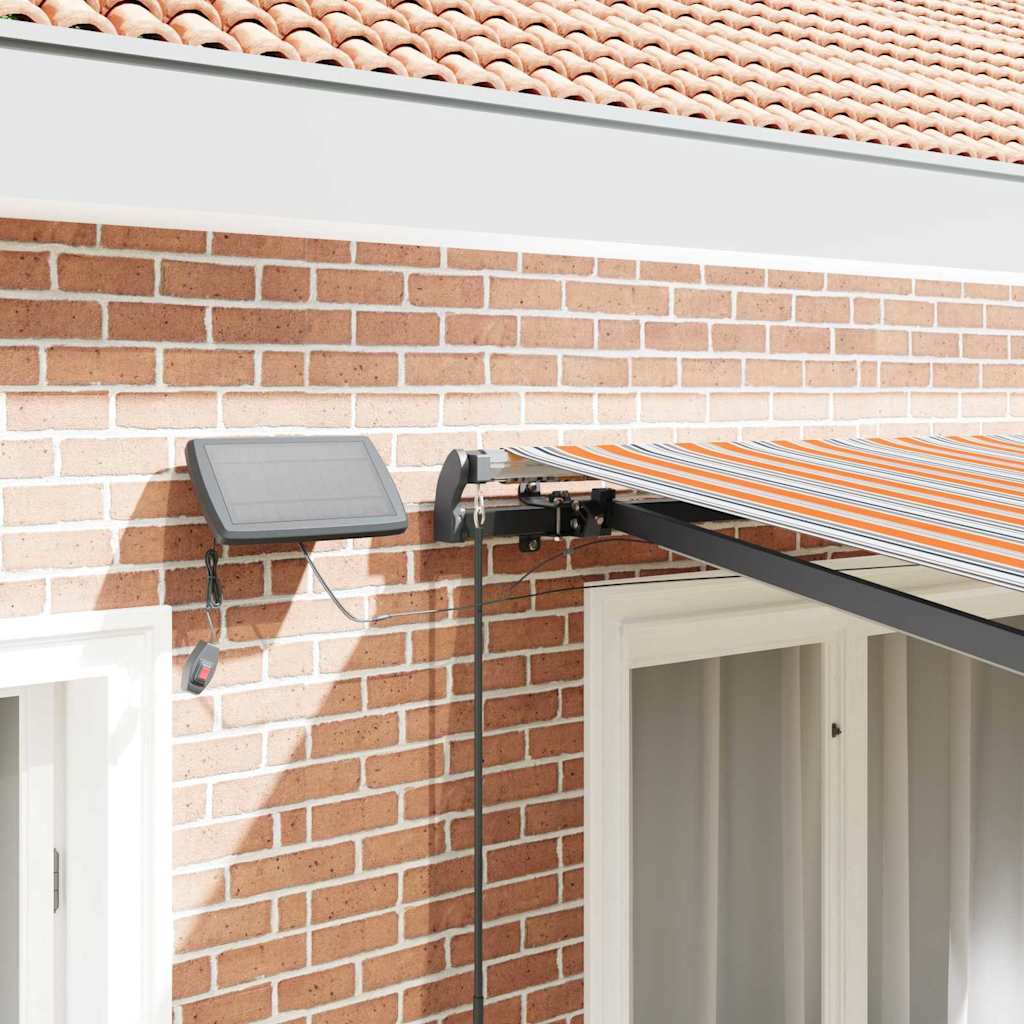 Toldo Retrátil Manual Multicolor 350 x 250 cm tecido