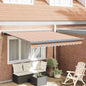 Toldo Retrátil Multicolor 350 x 250 cm Tecido e Metal