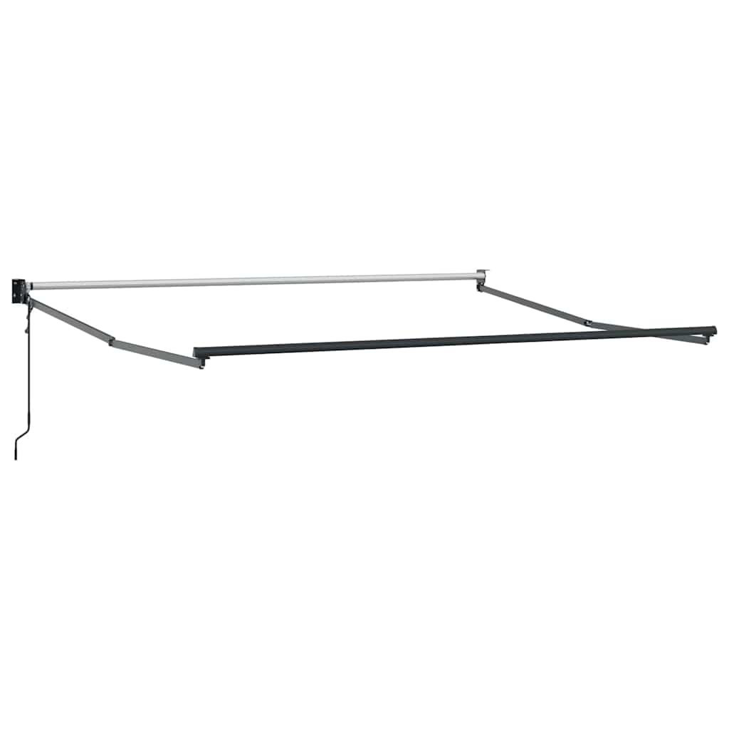 Toldo Retrátil Branco 350 x 250 cm Poliéster e Alumínio