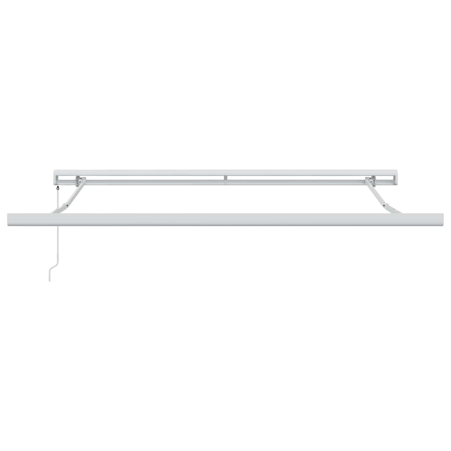 Toldo Retrátil Branco 350 x 250 cm Tecido e Metal