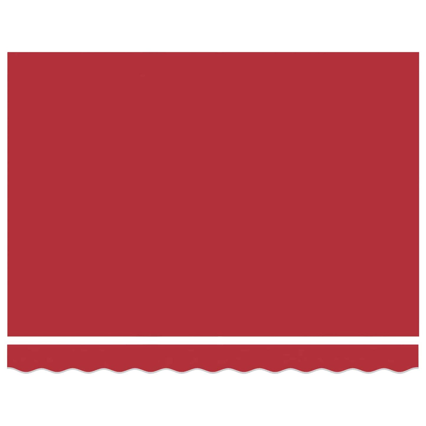 Toldo Retrátil Vermelho 350 x 250 cm Tecido e Metal