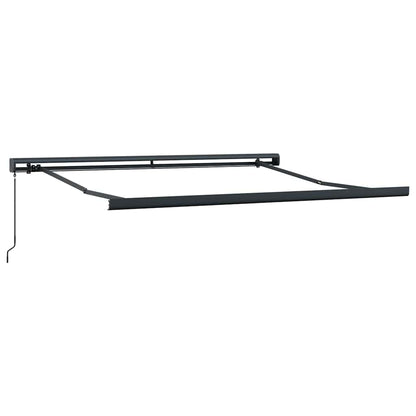 Toldo Retrátil Vermelho 350 x 250 cm Tecido e Metal