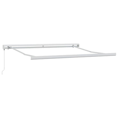 Toldo Retrátil Verde e Amarelo 350 x 250 cm Tecido e Metal