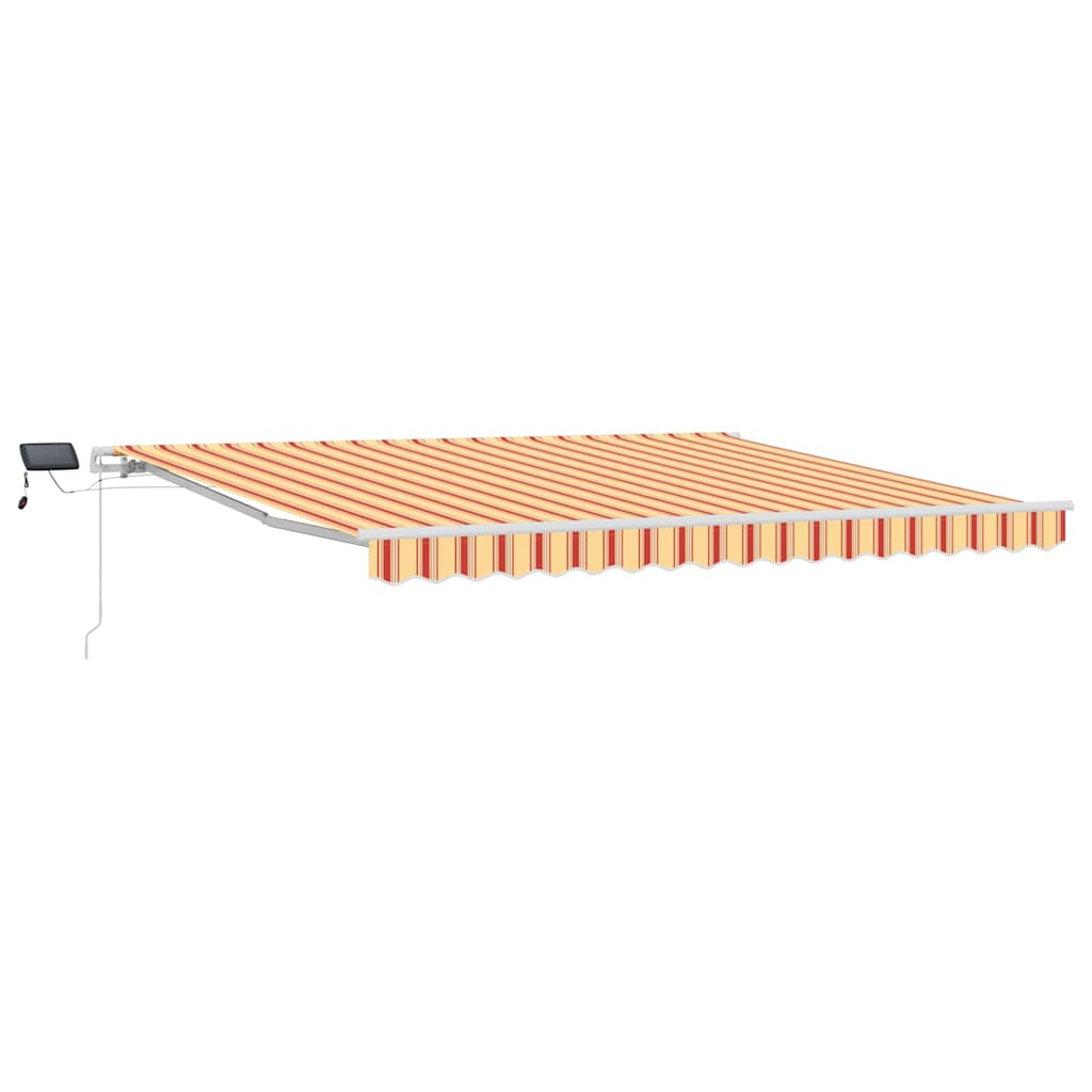 Toldo Retrátil com Manual amarelo e laranja 400 ×300 cm tecido