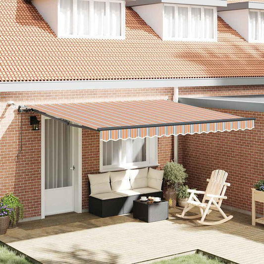 Toldo Retrátil com Multicolor 400 × 300 cm tecido