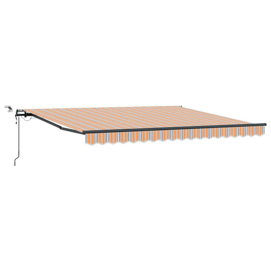 Toldo Retrátil com Multicolor 400 × 300 cm tecido
