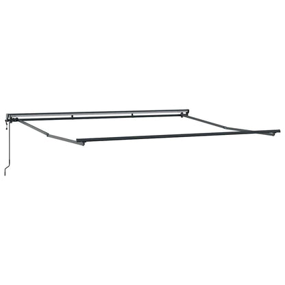 Toldo Retrátil Listrado Multicolorido 400x300 cm tecido