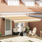 Toldo Retrátil Multicolor 400 × 300 cm Tecido, Metal