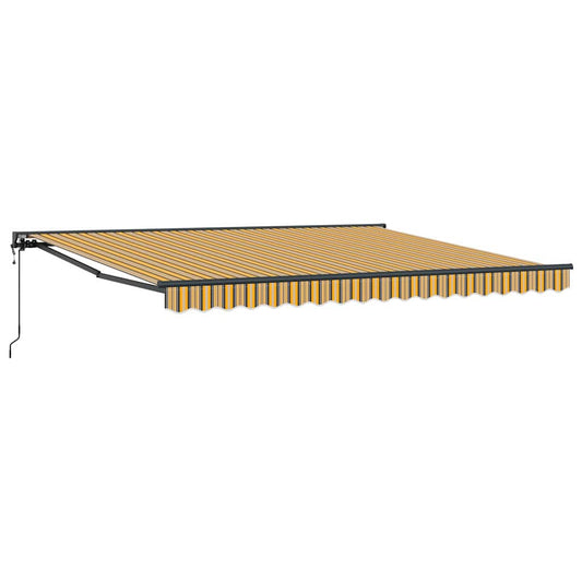 Toldo Retrátil Listrado Multicolorido 400x300 cm tecido