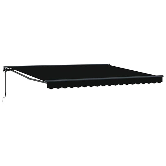 Toldo Retrátil Preto 400x300 cm tecido