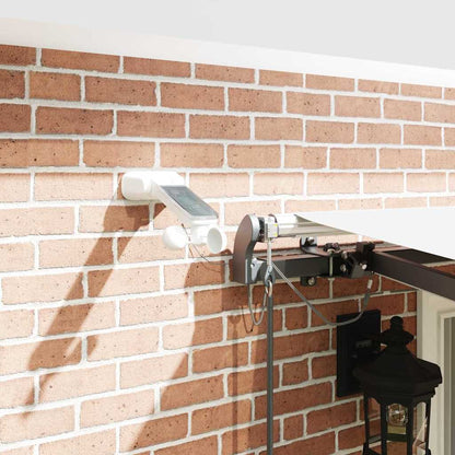 Toldo Retrátil com Branco 400 × 300 cm tecido