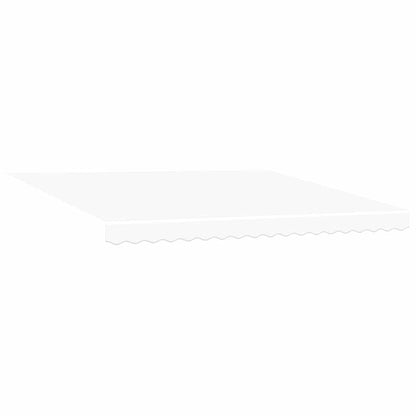 Toldo Retrátil Branco 400 × 300 cm Poliéster