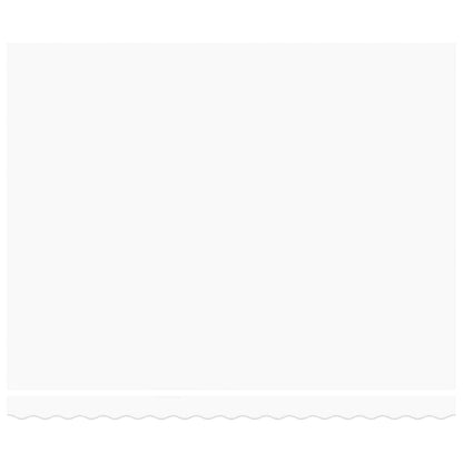 Toldo Retrátil Branco 400 × 300 cm Tecido e Metal