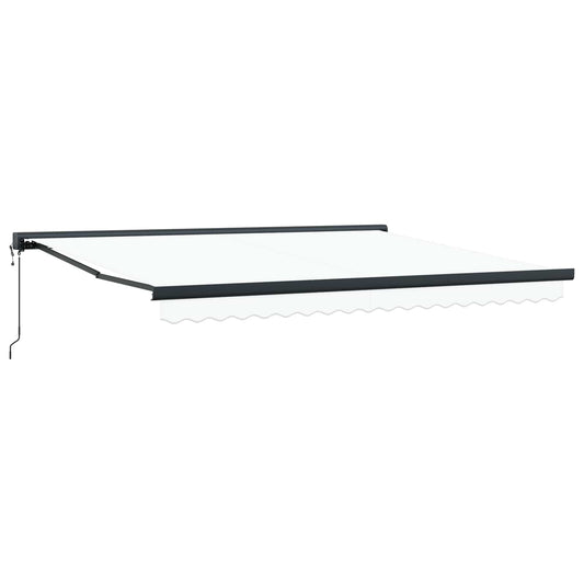 Toldo Branco 400 x 300 x 165 cm Poliéster e Alumínio