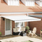 Toldo Retrátil Manual Branco 400x300 cm tecido