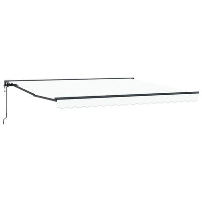 Toldo Retrátil Branco 400x300 cm tecido