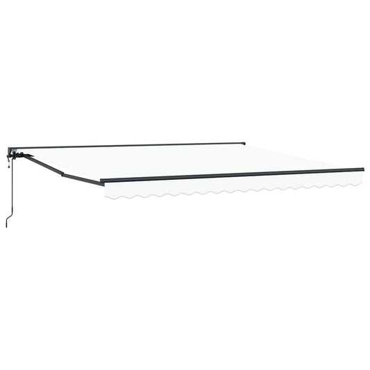 Toldo Retrátil Branco 400x300 cm tecido