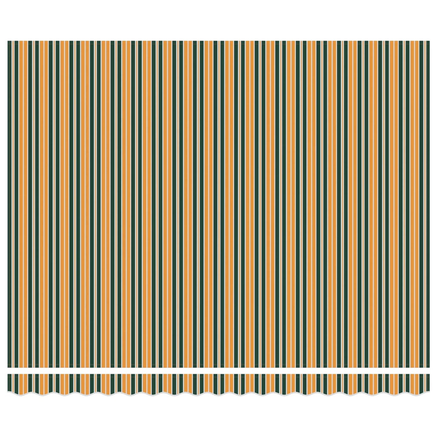 Toldo Verde e Amarelo 400 x 300 x 165 cm Poliéster e Alumínio