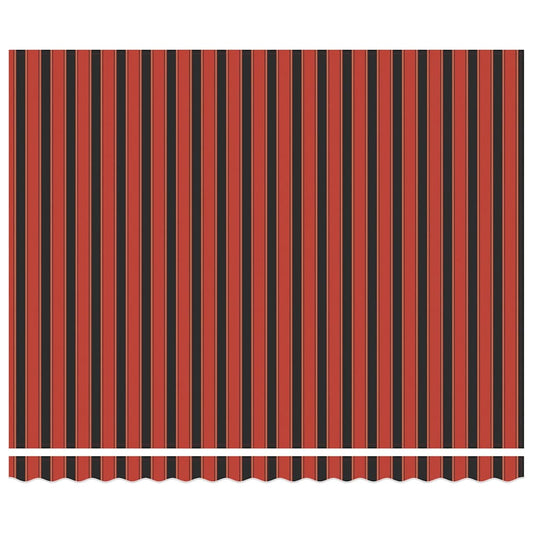 Toldo Retrátil com laranja e castanho 400 × 350 cm tecido