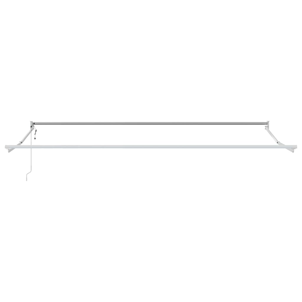 Toldo Retrátil Amarelo e Laranja 400 × 300 cm Tecido e Aço