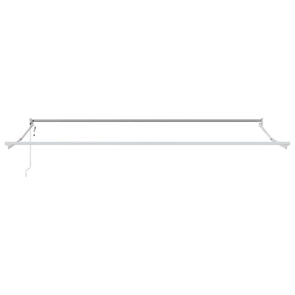 Toldo Retrátil Amarelo e Laranja 400 × 300 cm Tecido e Aço