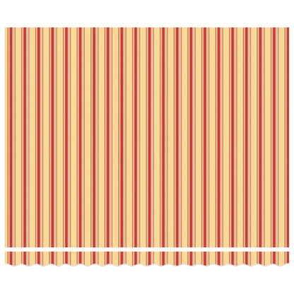 Toldo Retrátil amarelo e laranja 400 ×350 cm tecido