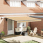 Toldo Retrátil Manual Multicolor 400 ×350 cm tecido