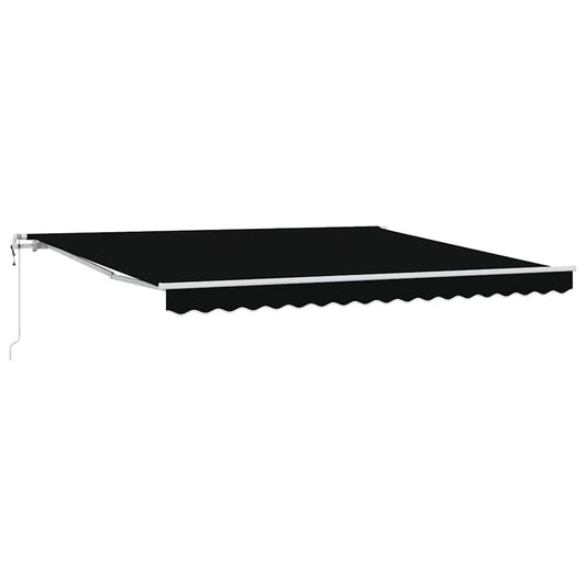 Toldo Retrátil 400 × 350 cm Preto