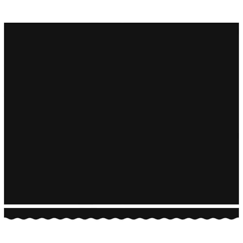 Toldo Retrátil Manual Preto 400 × 350 cm Poliéster e Aço