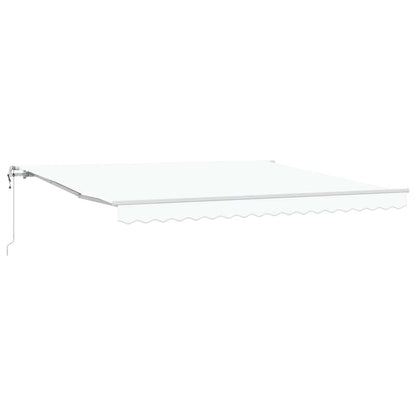 Toldo Retrátil 400 × 350 cm Branco