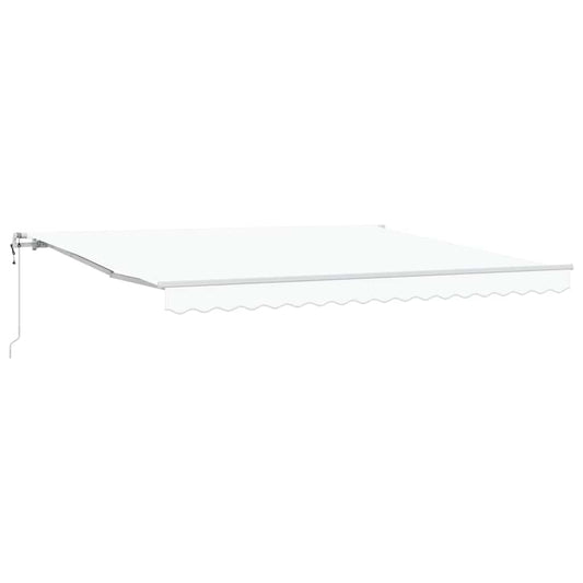Toldo Retrátil 400 × 350 cm Branco