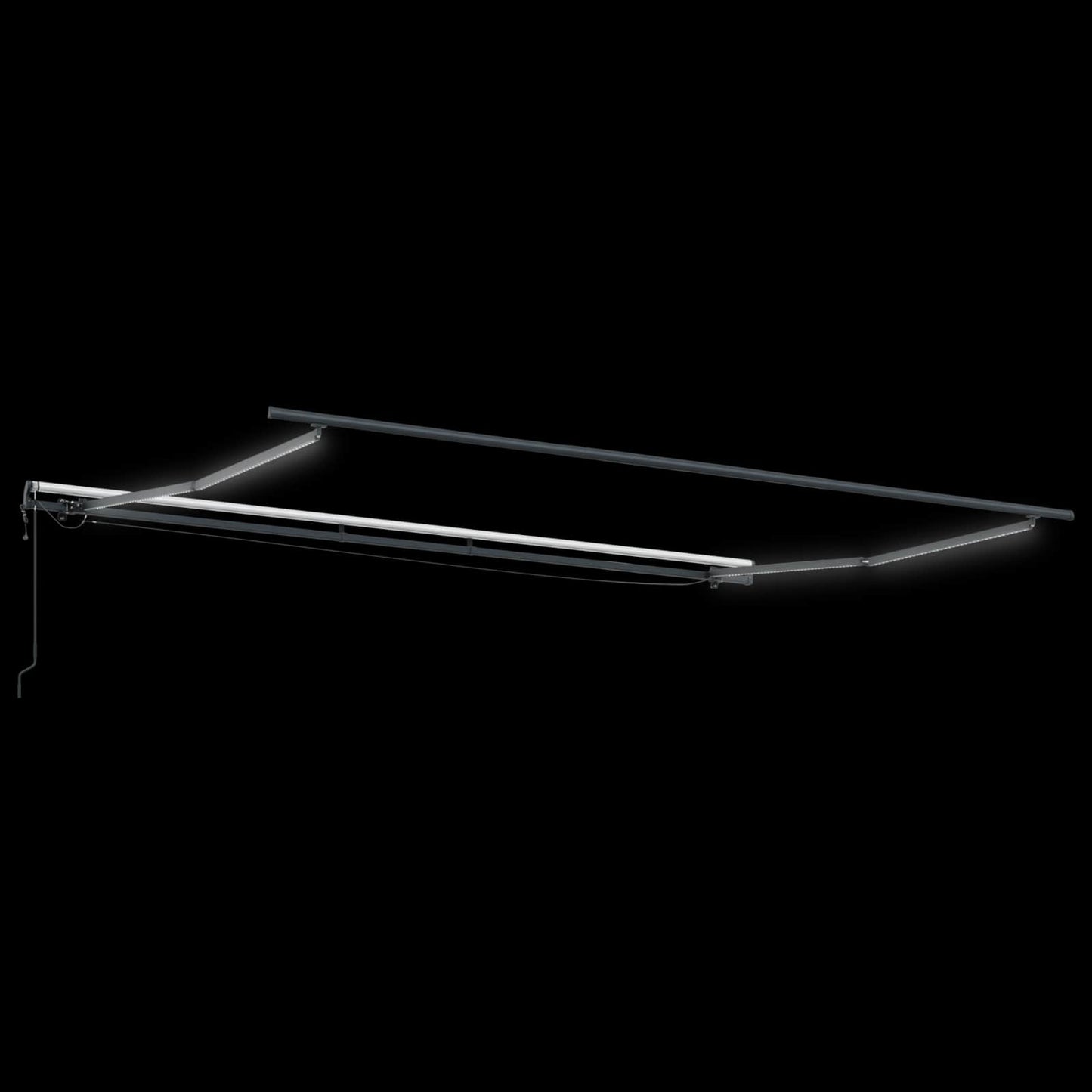 Tecido de Toldos com Branco 400 × 350 cm Poliéster