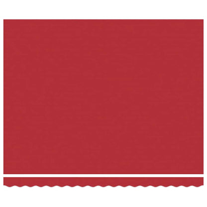 Toldo Retrátil Manual Vermelho 400 × 350 cm tecido