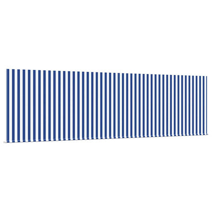 Toldo Retrátil Azul e branco 450 × 300 cm tecido