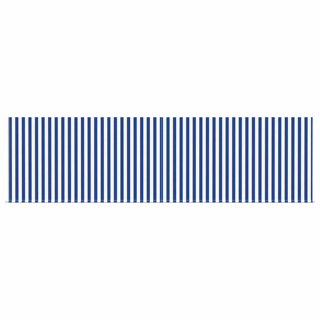 Toldo Retrátil Azul e branco 450 × 300 cm tecido
