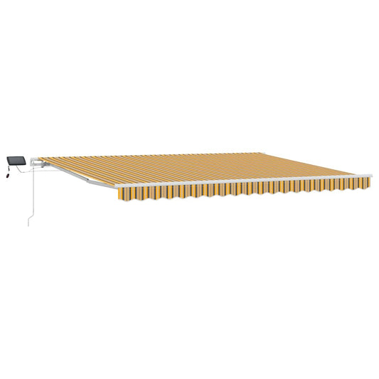 Toldo Retrátil com Manual Multicolor 450 ×300 cm tecido
