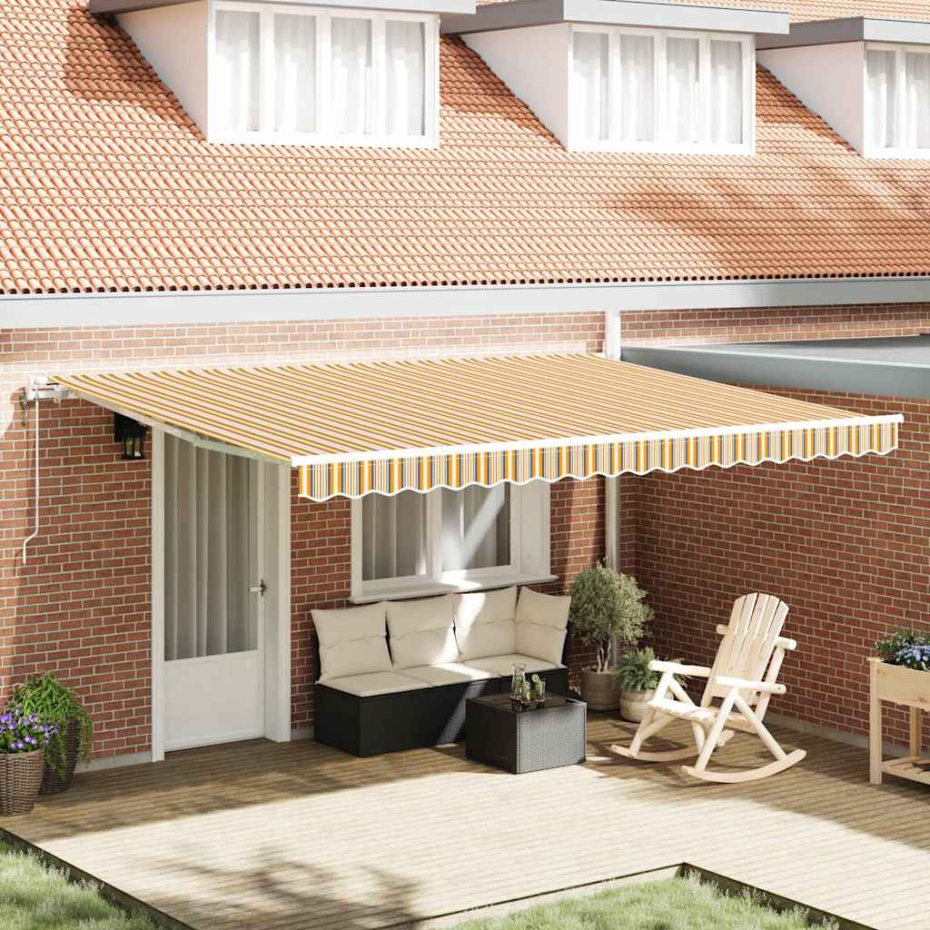 Toldo Retrátil 450 × 300 cm Multicolor