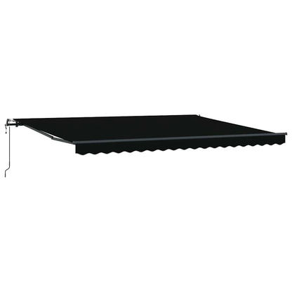 Toldo Retrátil Preto 450 ×300 cm tecido