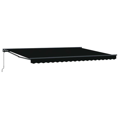 Toldo Retrátil Preto 450x300 cm tecido
