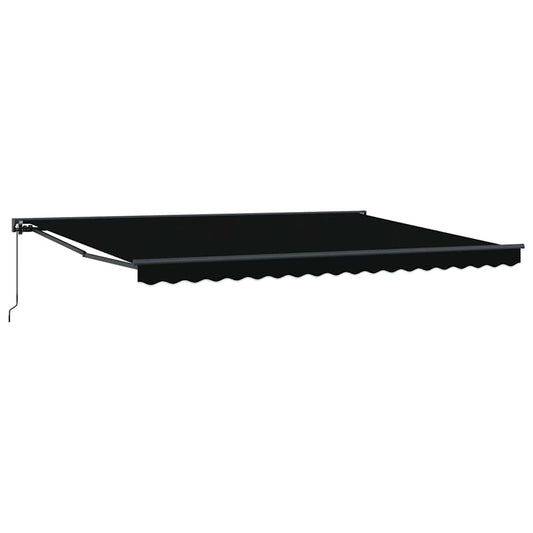 Toldo Retrátil Preto 450x300 cm tecido