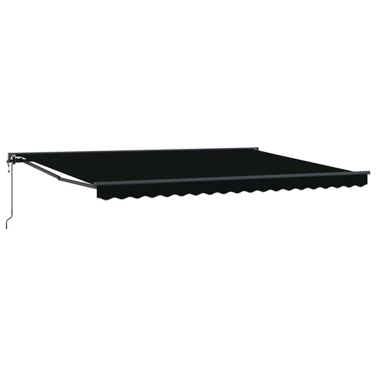 Toldo Retrátil Preto 450x300 cm tecido