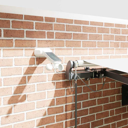 Toldo Retrátil com Branco 450 × 300 cm tecido