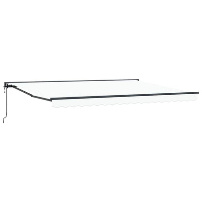 Toldo Retrátil Branco 450x300 cm tecido