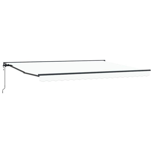 Toldo Retrátil Branco 450x300 cm tecido