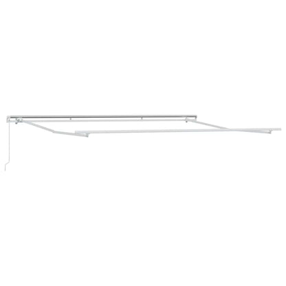 Toldo Vermelho 4,5 × 3 m Poliéster e metal