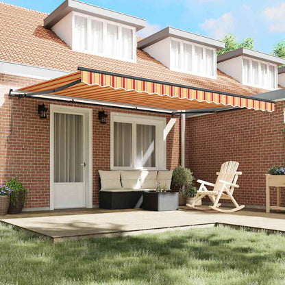 Toldo Amarelo e Laranja amarelo e laranja 450 × 350 cm tecido