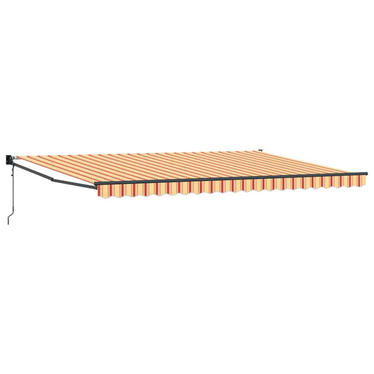 Toldo Retrátil Creme 500 × 300 cm Tecido e Metal