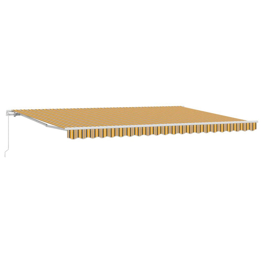 Toldo Retrátil Multicolor 500 × 300 cm Tecido e Metal